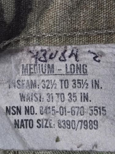 USGI IHWCU OCP Multicam Pants Medium Long Combat Trousers NSN - Thumbnail 4