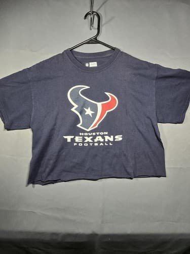 Lot of 4 Houston Texans NFL Men’s T-Shirts (1 XL, 2 L, 1 M) Navy Blue Red Fan - Thumbnail 20