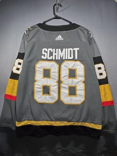 Adidas Las Vegas #8 Hockey Jersey Schmidt Adult L/XL Black - Thumbnail 4