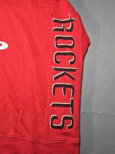 NBA Houston Rockets Women’s Bundle: 2 Large Tees + Medium Pullover, Red/Gray - Thumbnail 5