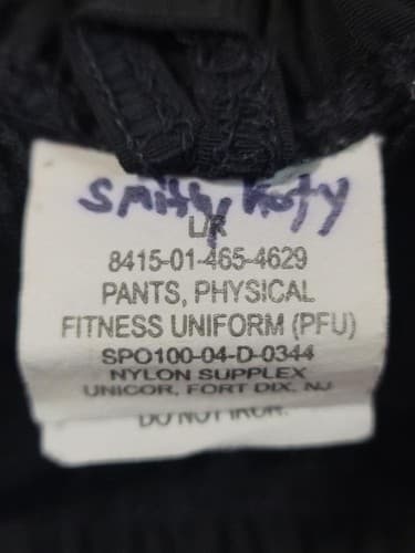 PFU Pants Black Large/Regular #A28a - Thumbnail 3