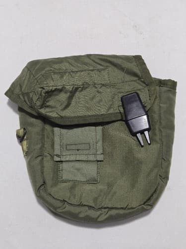 USGI 2QT Canteen Cover Olive Drab Carrier No Strap No Clips Military Surplus