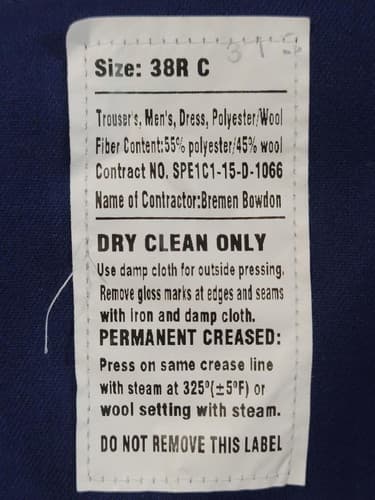 ASU Blue Pants Size: (38/R) #89z - Thumbnail 3