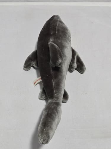 Aurora Shark Stuffed Animal Plush Soft Grey White Marine Toy #Q14q - Thumbnail 5
