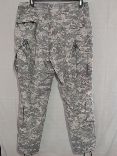 US Army ACU Digital Camo Combat Pants Large Long 35-39W 32-35Inseam Military VGC - Thumbnail 3