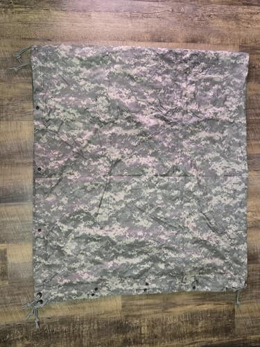 USGI ACU Reversible Field Tarpaulin Tarp 8340-01-600-4807 Camo #G26g - Thumbnail 2