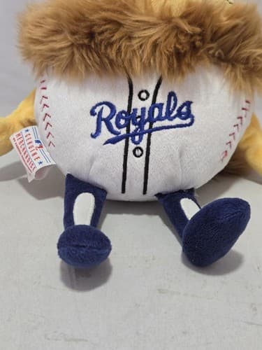 Kansas City Royals Sluggerrr Mascot Plush MLB Baseball Stuffed Animal VGC #R81r - Thumbnail 5
