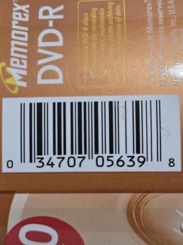 Memorex DVD-R 4.7GB 16X Media 50-Pack Spindle 32020015452 New Sealed #Q40q - Thumbnail 4