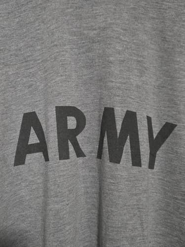 US Army IPFU PT Training T-Shirt XL Gray 100% Cotton 8415-01-465-7105 #R50r - Thumbnail 2