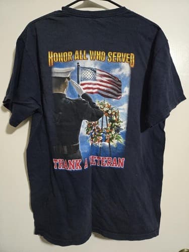 Large - Grunt Apparel patriotic T Shirt Short Sleeve #H6h - Thumbnail 2