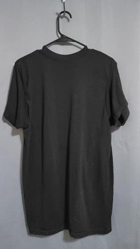 US Army APFU PT Short Sleeve Shirt Medium Black and Gold Physical Fitness #91v - Thumbnail 3