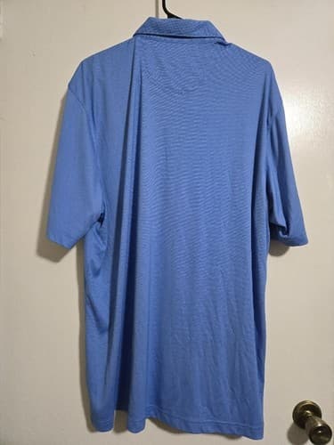 X-Large Greg Dry Shark Golf Polo Shirt ML75 Light Blue #H5h - Thumbnail 2