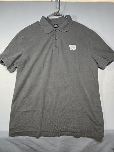 US Army Airborne Paratrooper Embroidered Polo Shirt Black Men's Sz 2XL XXL S122s - Thumbnail 2