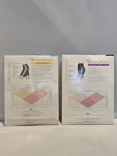 Lot of 2 Hanes Silk Reflections Pantyhose Size AB Barely There & Gentle Brown - Thumbnail 2