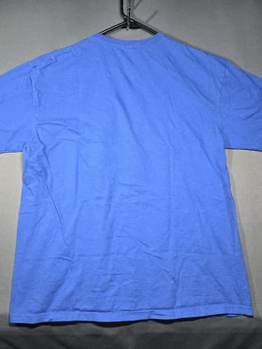 My Heart Is On That Field Baseball Graphic T-Shirt Blue Women's Size XL #S112s - Thumbnail 5