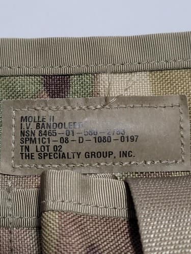 OCP Molle ll I.V. Bandoleeer NSN: 8465-01-580-2783 #B25b - Thumbnail 3
