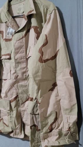 New With Tags DCU Desert Camo Military Field Jacket Large Regular 2000 Issue - Thumbnail 6