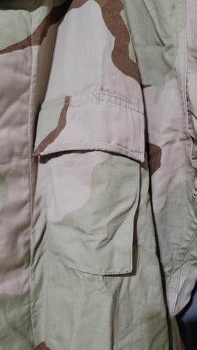 New With Tags DCU Desert Camo Military Field Jacket Large Regular 2000 Issue - Thumbnail 4