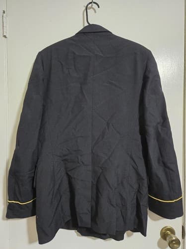 ASU Coat Mens Service Jacket Dress Army Black Size: (41/L) NSN:8405-01-552-2962 - Thumbnail 6