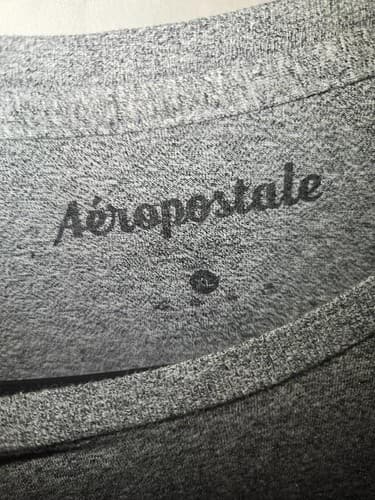 Aeropostale Aero Graphic T-Shirt Mens XL Grey Short Sleeve Logo Aesthetic #R12r - Thumbnail 3