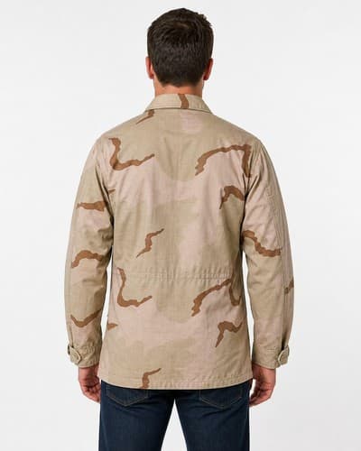 New With Tags DCU Desert Camo Military Field Jacket Large Regular 2000 Issue - Thumbnail 2