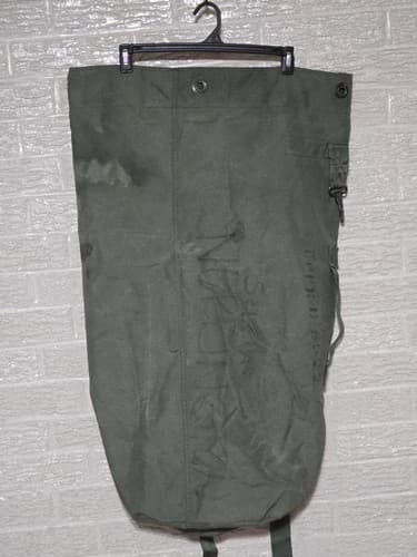 USGI Military Sea Bag OD Green Nylon Duffel w/ Carry & Backpack Straps#J87j