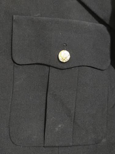 ASU Coat Mens Service Jacket Dress Army Black Size: (41/L) NSN:8405-01-552-2962 - Thumbnail 4