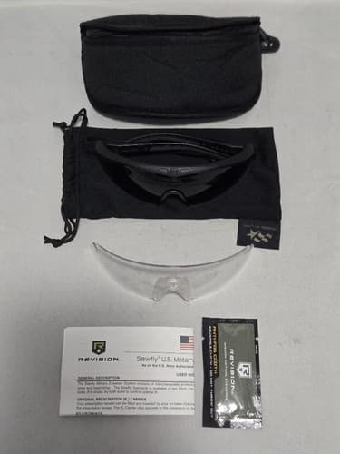 Revision Military Eyewear Ballistic Spectacle System Set Case & Lenses #S57s