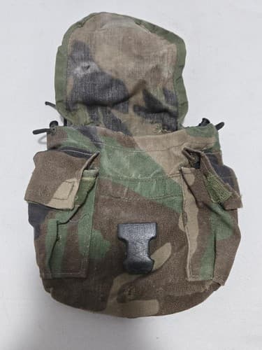 Vintage USGI Style Woodland Camo Weapon Cleaning Kit Pouch - Thumbnail 2