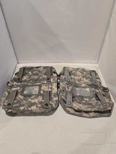 Lot of 2 USGI ACU Digital MOLLE II Sustainment Pouches NSN 8465-01-524-7226 K15k - Thumbnail 2