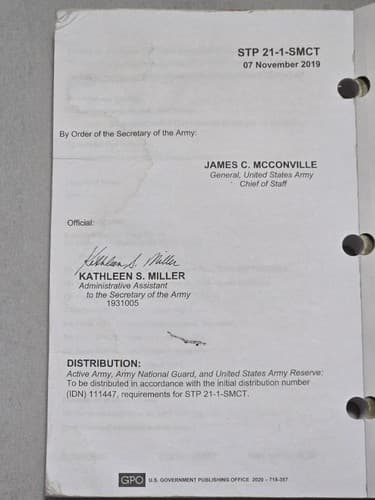 SOLDIER'S MANUAL OF COMMON TASKS WARRIOR SKILLS LEVEL 1 ARMY - Thumbnail 9