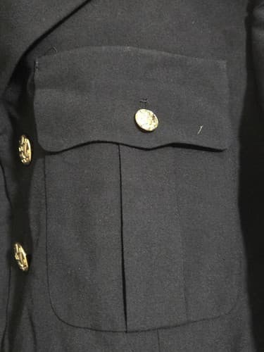 ASU Coat Mens Service Jacket Dress Army Black Size: (41/L) NSN:8405-01-552-2962 - Thumbnail 5