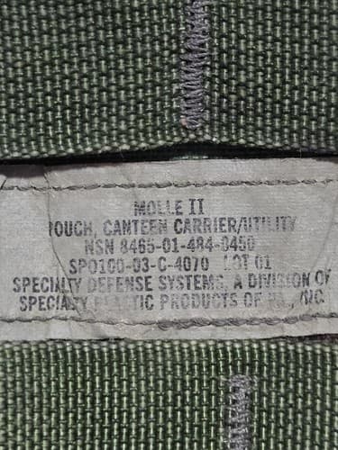 Vintage USGI Style Woodland Camo Weapon Cleaning Kit Pouch - Thumbnail 4