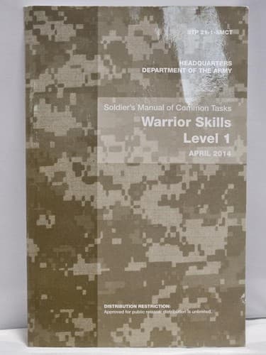Soldier's Manual Of Common Tasks Warrior Skills Level 1 (paperback) Book