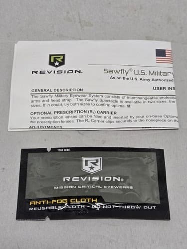 Revision Military Eyewear Ballistic Spectacle System Set Case & Lenses #S57s - Thumbnail 3