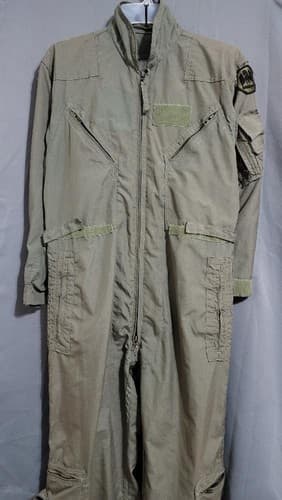 Vintage 1993 Flyers Coveralls Summer Fire Resistant Green 42/Short #69n