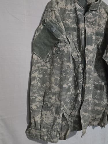 US Army A2CU Aircrew Combat Shirt Coat ACU UCP Flame Resistant Large Long - Thumbnail 2