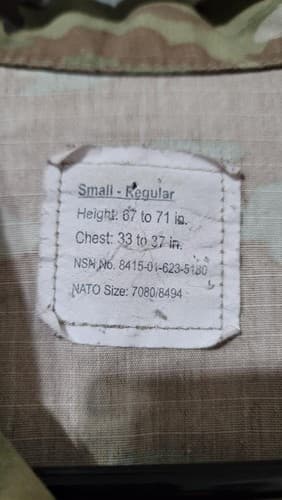 OCP Multicam Jacket Small/Regular #26x - Thumbnail 6
