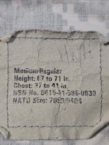 ACU Digital Jacket Medium-Regular NSN:8415-01-586-0639 #F15f - Thumbnail 6