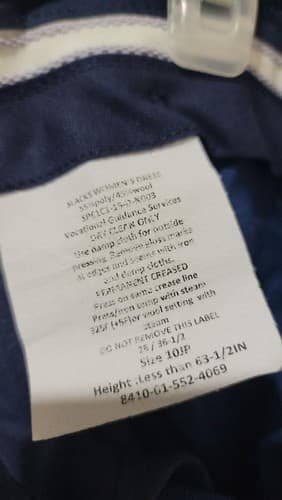 ASU Blue Pants Women's 10jp #38k - Thumbnail 2
