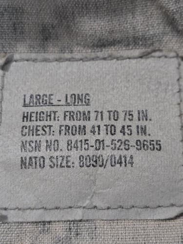 US Army A2CU Aircrew Combat Shirt Coat ACU UCP Flame Resistant Large Long - Thumbnail 7