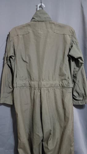 Vintage 1993 Flyers Coveralls Summer Fire Resistant Green 42/Short #69n - Thumbnail 5