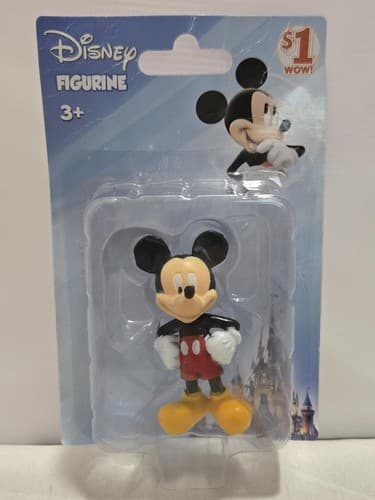 Disney Mickey & Minnie Figurines – Lot of 2 Mini Collectible Figures #L44l - Thumbnail 3