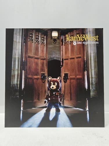Kanye West "Late Registration" Album HD Cover Art 8X8 WALL PRINT foam backing