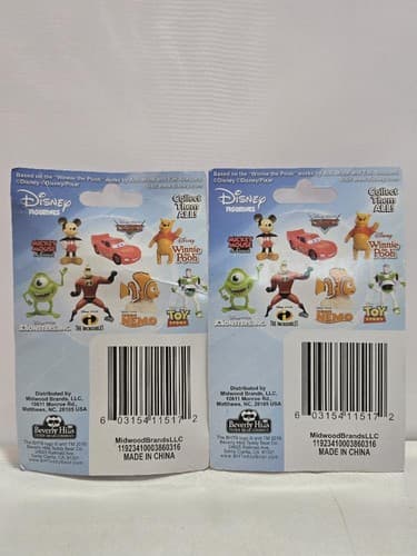 Disney Mickey & Minnie Figurines – Lot of 2 Mini Collectible Figures #L44l - Thumbnail 2
