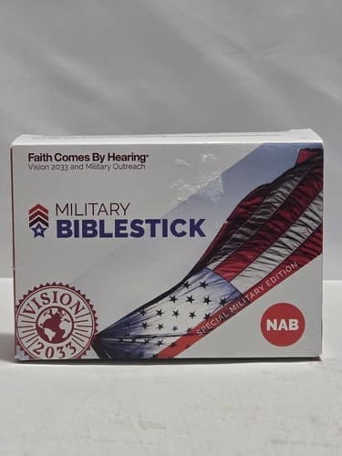 NEW Military BibleStick Audio Bible – English NAB – Factory Sealed#M8m