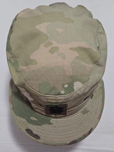 U.S. Army OCP Scorpion Patrol Cap Size 6 7/8 Propper Rank Sewn On#M2m - Thumbnail 5