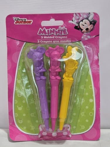 Lot of 4 - Disney Junior Mickey Mouse, Minnie Mouse, Princess, Toy Crayons A,B,C - Thumbnail 3