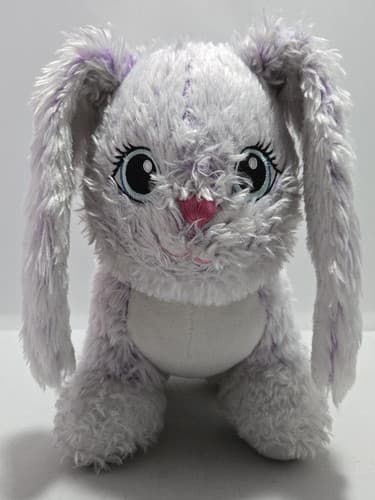 Build A Bear Sugar Plum Bunny Rabbit Purple Sparkle Plush Toy #H38h