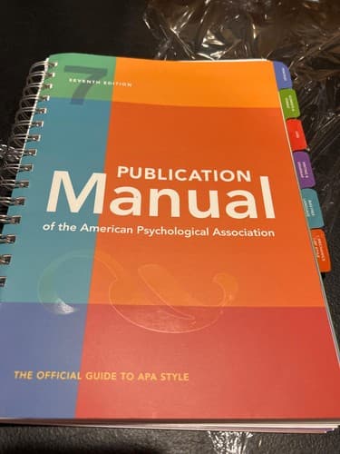 Publication Manual APA 7th Edition Official Paperback - Thumbnail 2